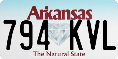 AR license plate 794KVL