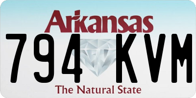 AR license plate 794KVM