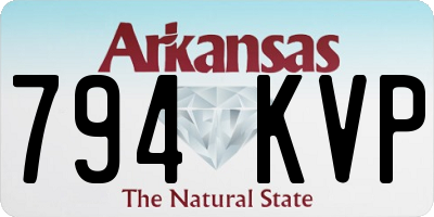AR license plate 794KVP
