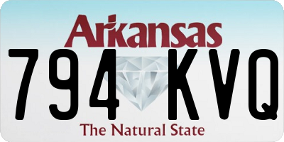 AR license plate 794KVQ