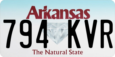 AR license plate 794KVR