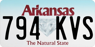 AR license plate 794KVS