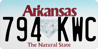 AR license plate 794KWC