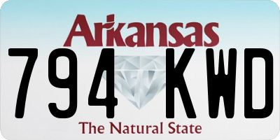 AR license plate 794KWD