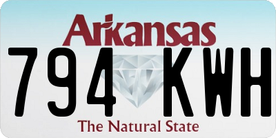 AR license plate 794KWH