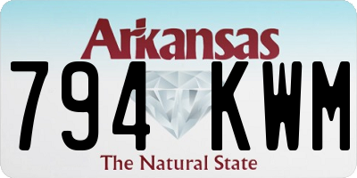 AR license plate 794KWM