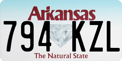 AR license plate 794KZL