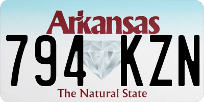 AR license plate 794KZN