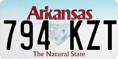 AR license plate 794KZT