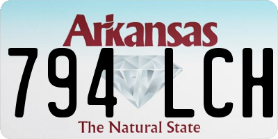 AR license plate 794LCH