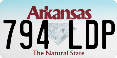 AR license plate 794LDP