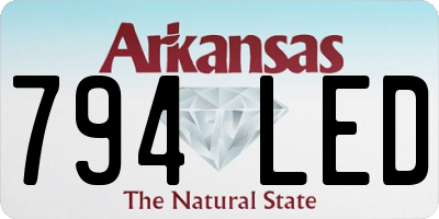 AR license plate 794LED