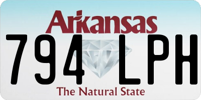 AR license plate 794LPH