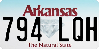 AR license plate 794LQH