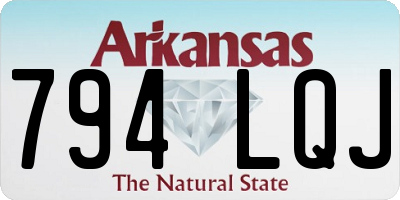 AR license plate 794LQJ