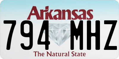 AR license plate 794MHZ
