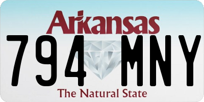 AR license plate 794MNY