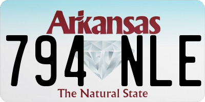 AR license plate 794NLE