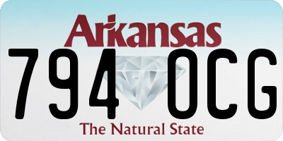 AR license plate 794OCG
