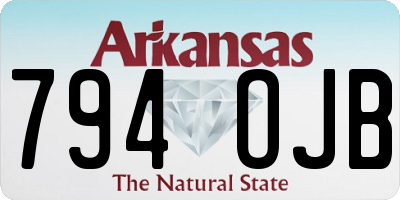 AR license plate 794OJB