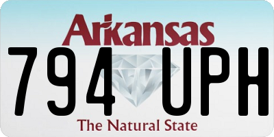 AR license plate 794UPH