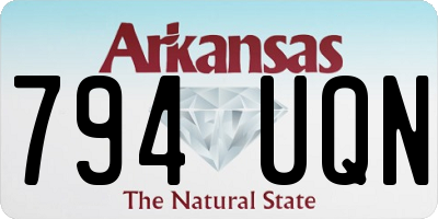 AR license plate 794UQN