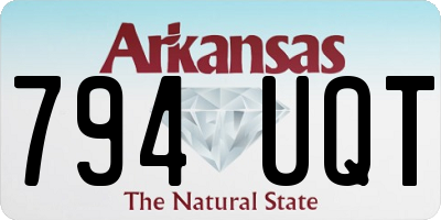 AR license plate 794UQT