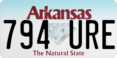 AR license plate 794URE