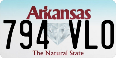 AR license plate 794VLO
