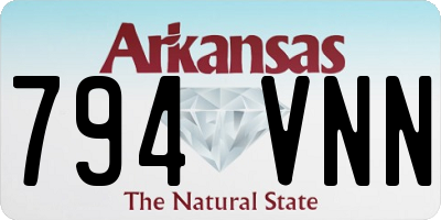 AR license plate 794VNN