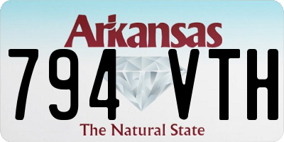 AR license plate 794VTH