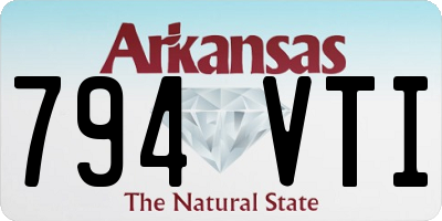AR license plate 794VTI