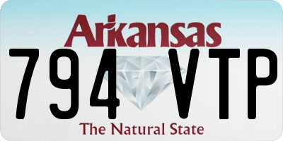 AR license plate 794VTP