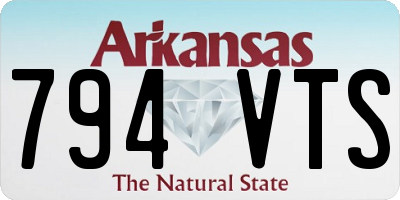 AR license plate 794VTS