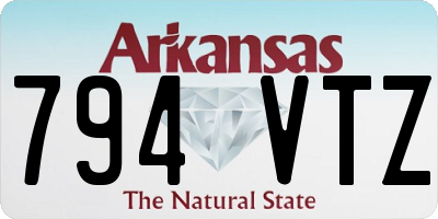 AR license plate 794VTZ