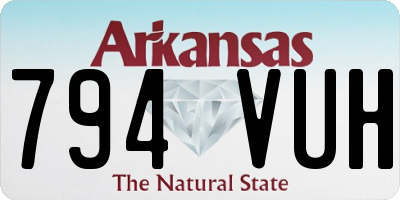 AR license plate 794VUH