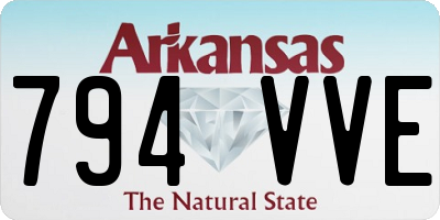 AR license plate 794VVE