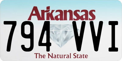 AR license plate 794VVI