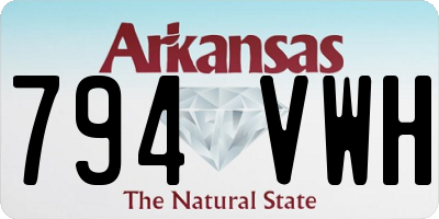 AR license plate 794VWH