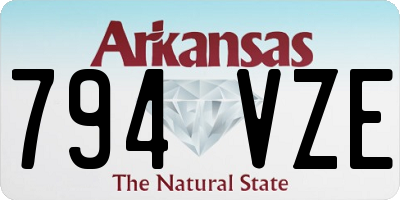 AR license plate 794VZE