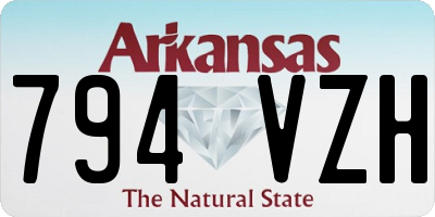 AR license plate 794VZH
