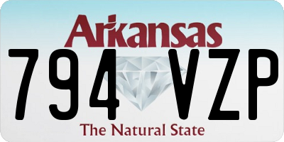 AR license plate 794VZP