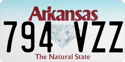 AR license plate 794VZZ