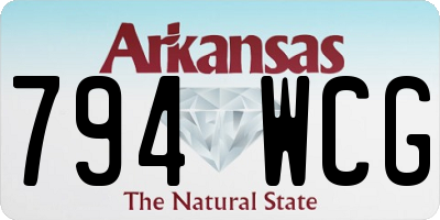 AR license plate 794WCG