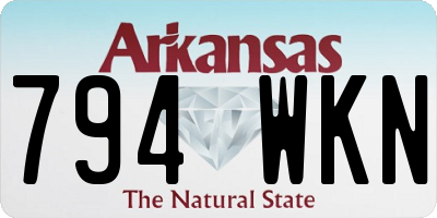 AR license plate 794WKN