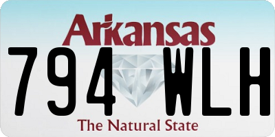 AR license plate 794WLH