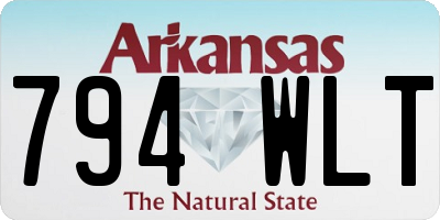 AR license plate 794WLT