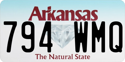 AR license plate 794WMQ