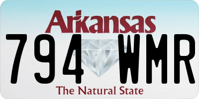 AR license plate 794WMR