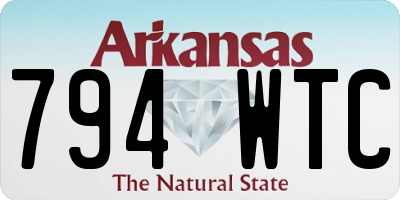 AR license plate 794WTC